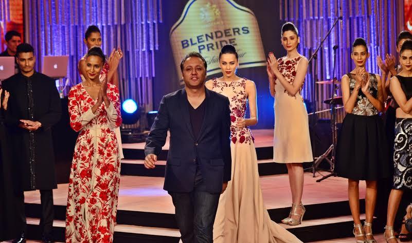 Models walk the ramp at the Blenders Pride Fashion Tour in Kolkata