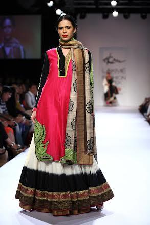 Designer Ekru showcases collection at Lakme Fashion Week 