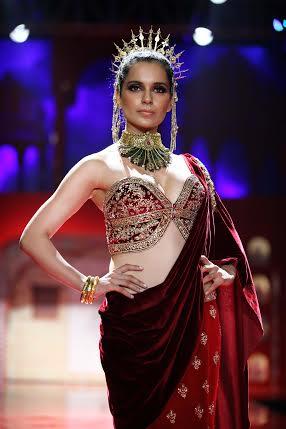 Kangana walks for Suneet Varma at IBFW