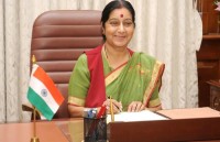 Sri Lankan foreign minister meets Sushma Swaraj