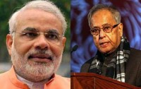 PM Modi wishes Pranab on his 79th b'day