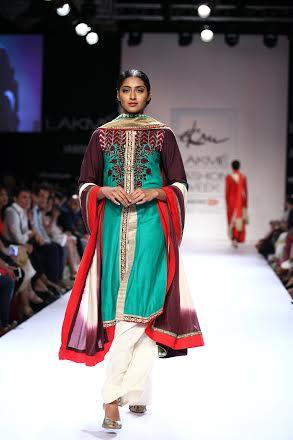 Designer Ekru showcases collection at Lakme Fashion Week 