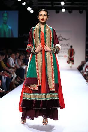 Designer Ekru showcases collection at Lakme Fashion Week 