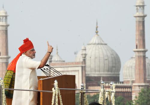 68th Independence Day from the ramparts of Red Fort