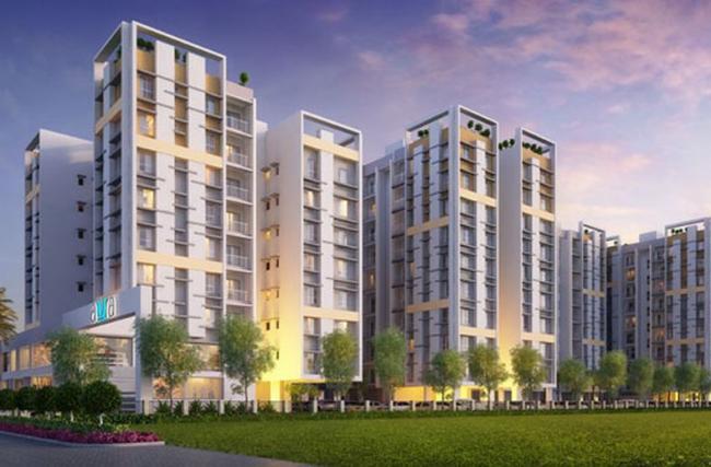 Aura boasts of being Mankundu's first five star residential project 