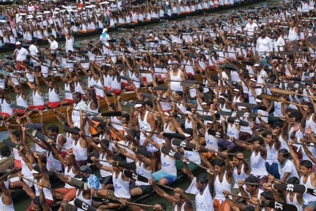 The snake boats of Kerala