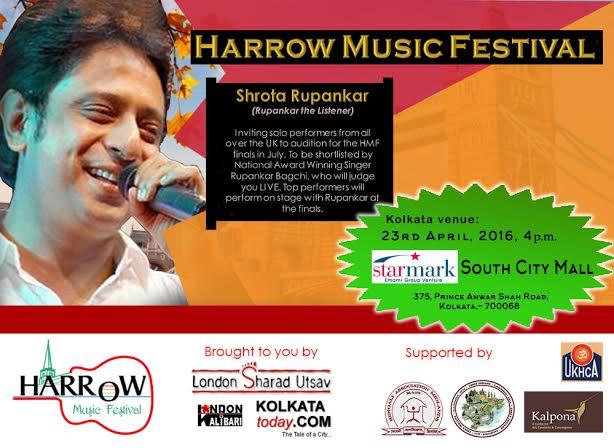 Rupankar Bagchi to judge auditions and shortlist performers for Harrow Music Festival