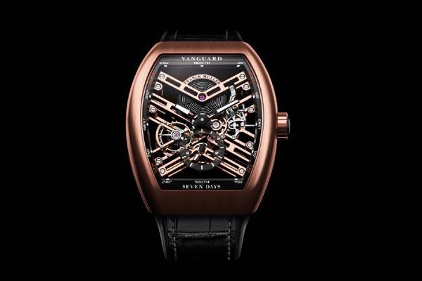 Vanguard 7 days power reserve skeleton from Franck Muller