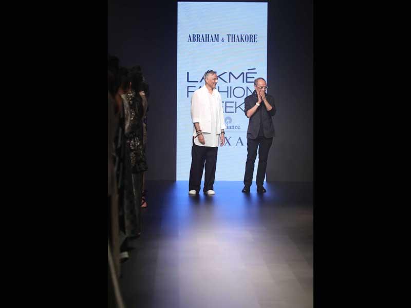 Abraham and Thakore showcases their Winter/Festive collection at Lakme Fashion Week