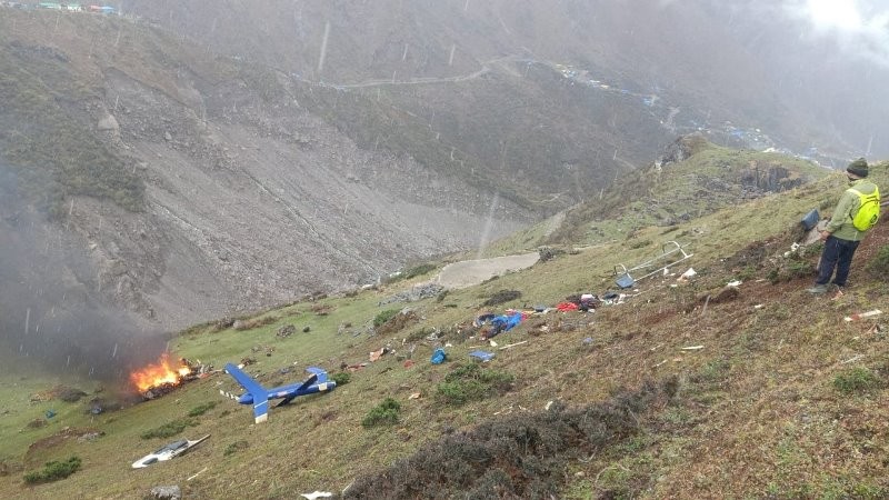 Helicopter en route Kedarnath crashes after takeoff in Uttarakhand, casualties feared