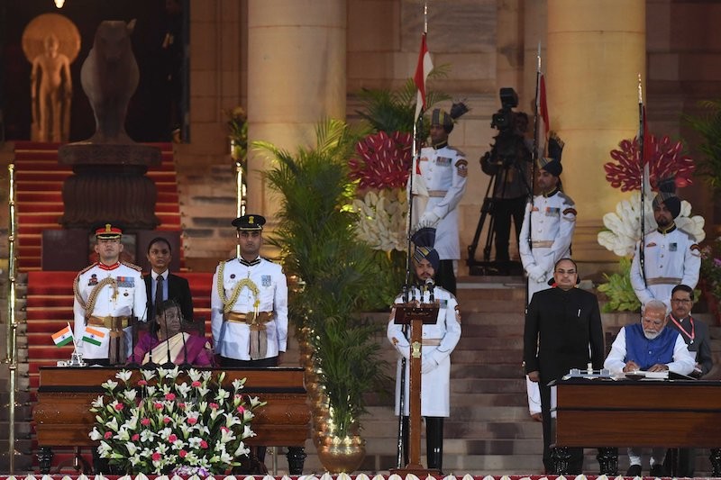 Narendra Modi takes oath for rare third term as Prime Minister