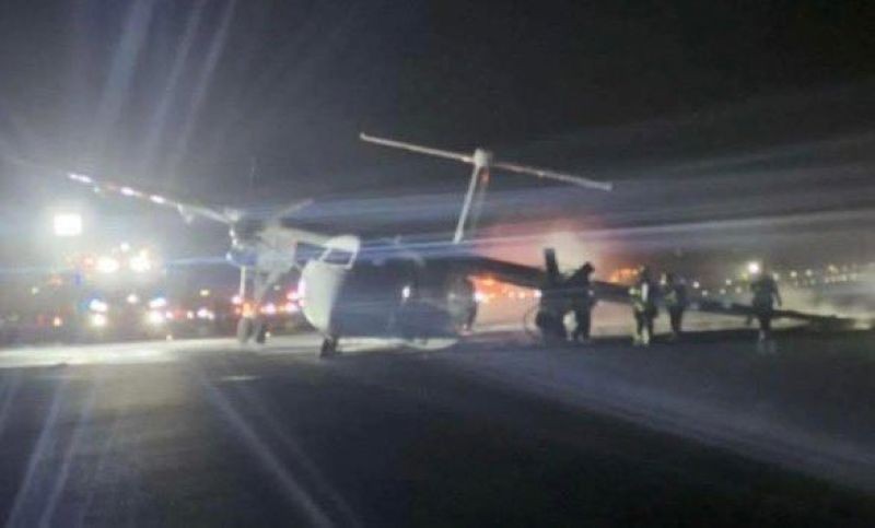 Flight catches fire after rough landing in Canada amid South Korean plane crash