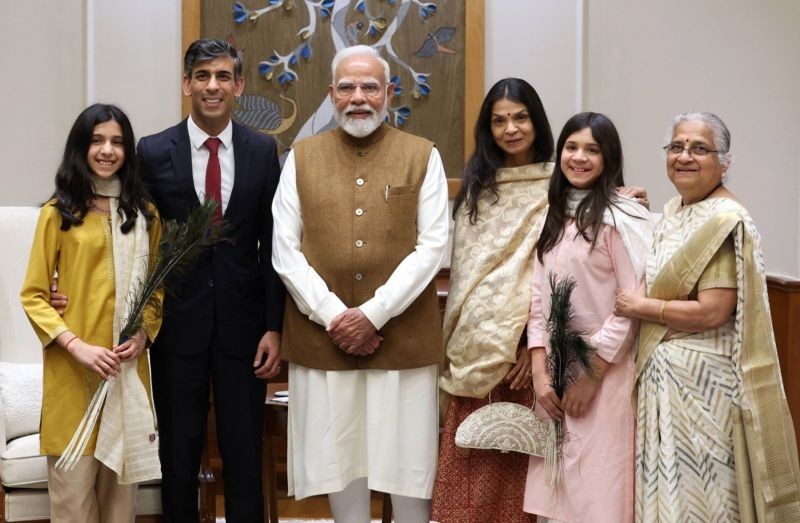 Narendra Modi describes Rishi Sunak as a 'great friend' of India