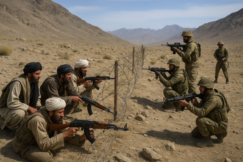 Afghan Taliban, Pakistan exchange gunfire, dozens killed