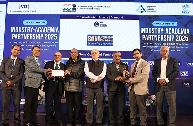 Sona College of Technology: Many academic, research and industry-linked advances in 2025