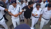 Journalist harassment during CJP protest: Kolkata Police recreate crime scene with barefoot accused