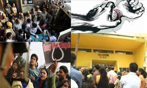 Angry parents protest Bangalore minor girl rape