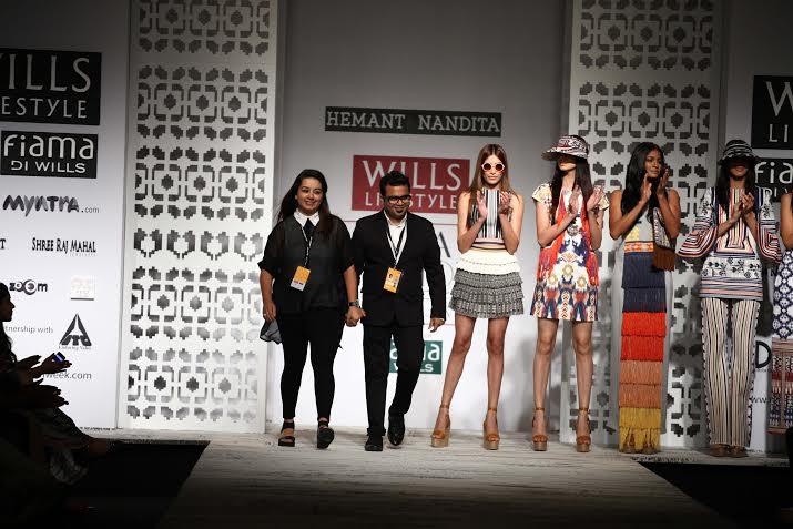 Hemant and Nandita showcase their collection at  WLIFW 