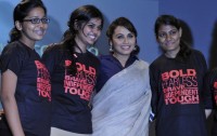 Rani Mukerji promotes Mardaani in Kolkata