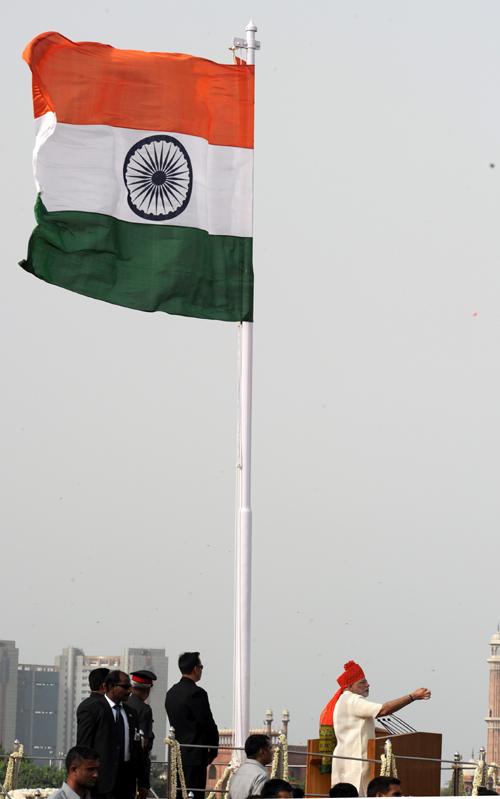 68th Independence Day from the ramparts of Red Fort
