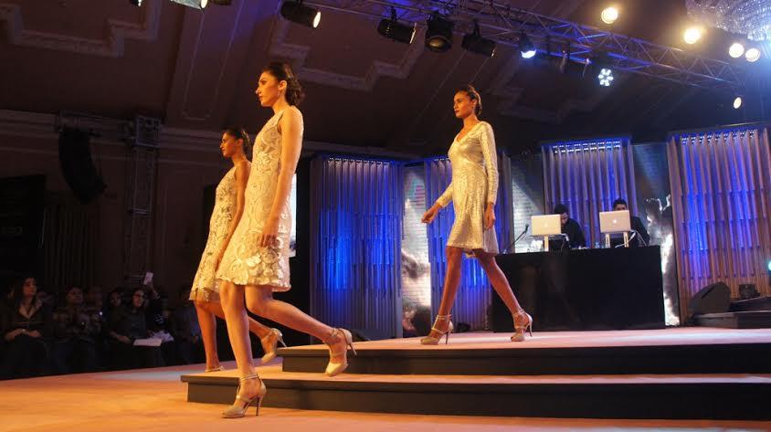 Models walk the ramp at the Blenders Pride Fashion Tour in Kolkata