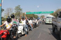 Over 150 riders participated in CapitalVias two-wheeler Helmet Awareness Rally