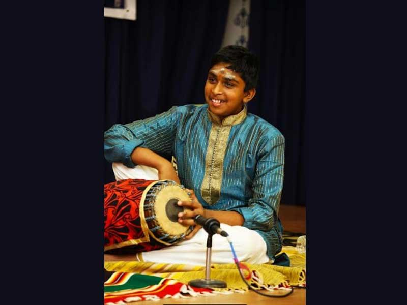 Child prodigy Karthik Iyer performs for the Mitty Advocacy Project at San Jose
