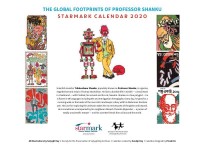 Starmark 2020 calendar: The Global Footprints of Professor Shanku