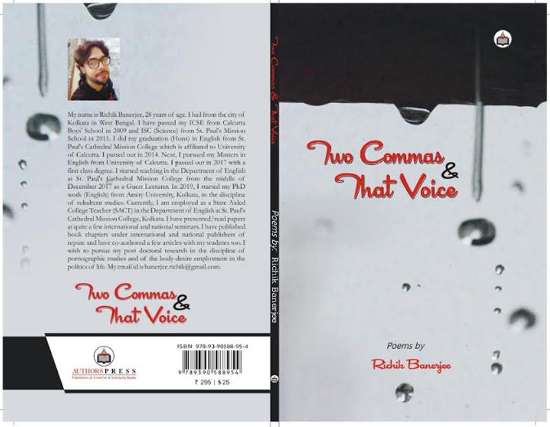 Author interview: Poet Richik Banerjee talks about his upcoming book Two Commas & That Voice