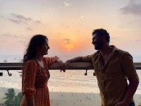 Katrina Kaif, Vicky Kaushal hold hands in romantic sunset moment