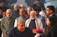 PM Modi, Amit Shah pay tributes to martyrs of Parliament attack
