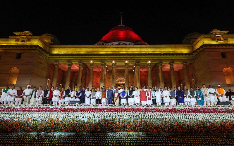 Narendra Modi takes oath for rare third term as Prime Minister