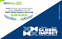 HireMee earns prestigious Global Impact sourcing award from IAOP, in partnership with The Rockefeller Foundation