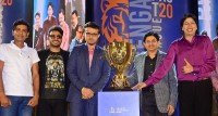 Sourav Ganguly, Jhulan Goswami unveil Champions Trophy of Bengal Pro T20 League