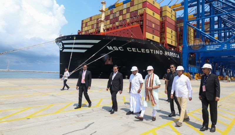 PM Modi inaugurates Vizhinjam International Seaport in Kerala worth Rs. 8,800 crore PM Modi inaugurates Vizhinjam International Seaport in Kerala worth Rs. 8,800 crore