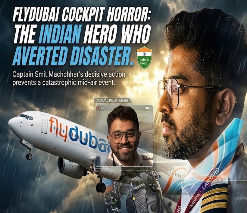 Smit Machchhar: Bleeding on the Cockpit Floor, the Indian Captain Opened the Door That Saved 174 Lives